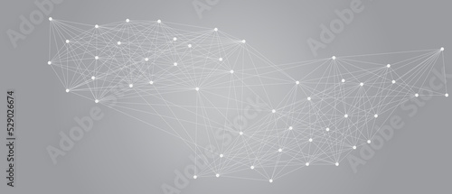 Network illustration concept