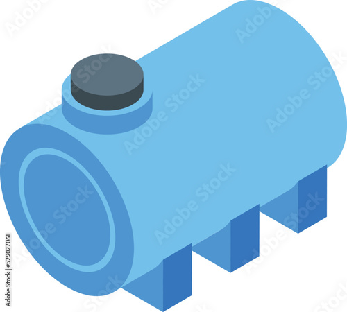 Water tank icon isometric vector. Cooler gallon. Office bottle