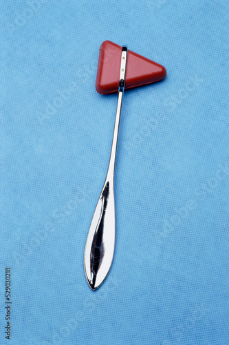 Close-up of a reflex hammer