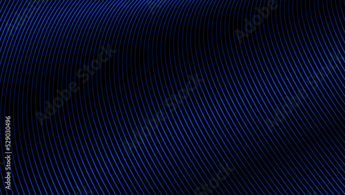 Web Web abstract wavy background, on black blue, transitions. for banners, wallpapers, brochures, landing page.
