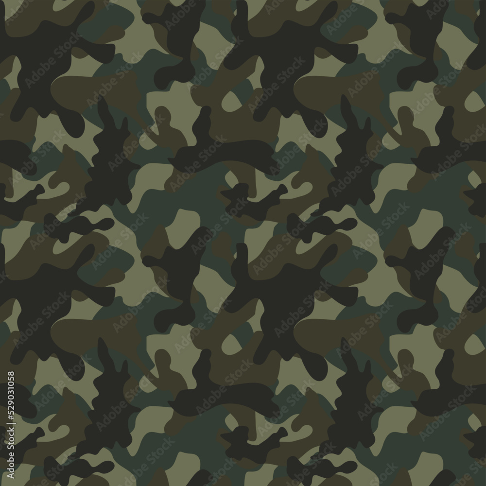 Army camo green texture disguise, military uniform, vector modern print. Army camo green texture disguise, military uniform, vector modern print.
