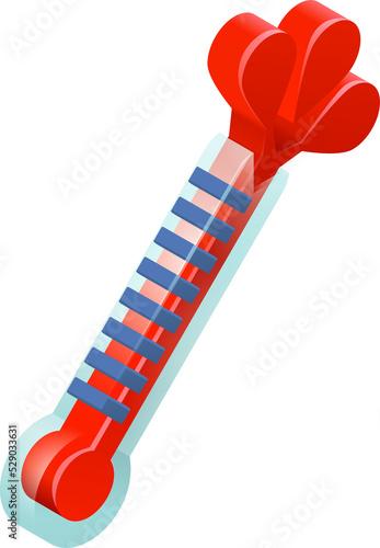 Hot Thermometer Bursting Icon