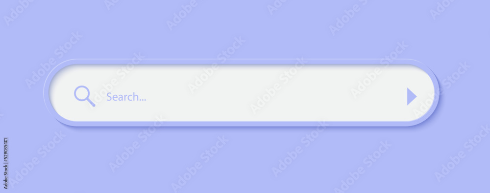 Search bar design element. Search Bar for UI. Blue background. Vector illustration
Search bar design element. Search Bar for UI. Blue background. Vector illustration