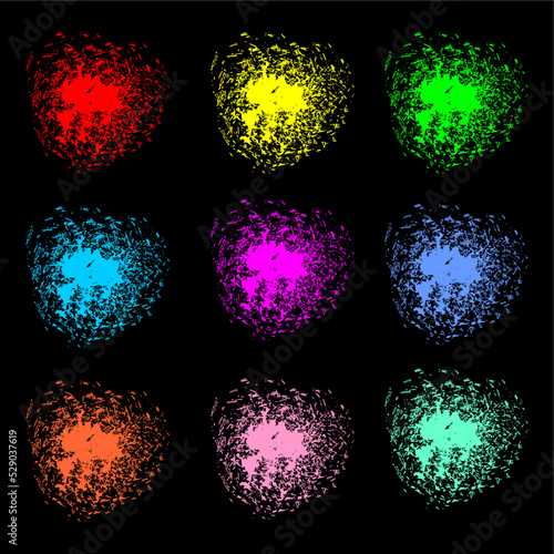 bleach effect set for sublimation svg