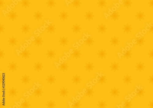 Anise star pattern background. Anise star icon.