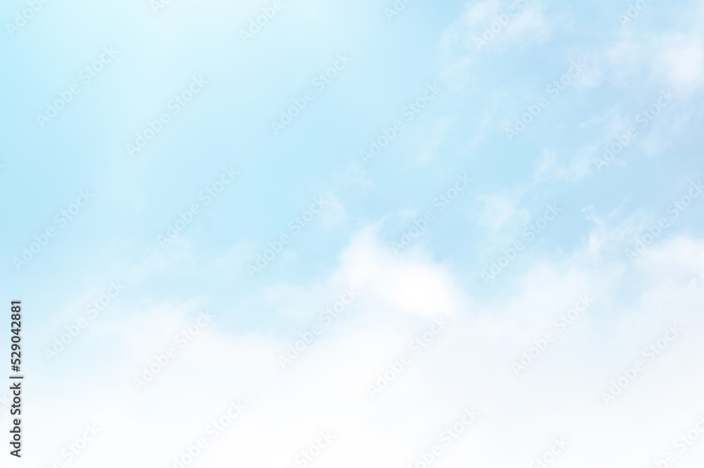 Blue sky with white cloud. The summer heaven is colorful clearing day Good weather and beautiful nature in the morning. Blue sky with white cloud. The summer heaven is colorful clearing day Good weather and beautiful nature in the morning.