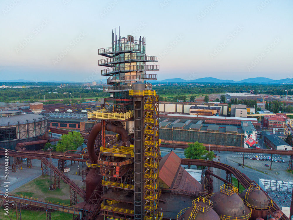 Fototapeta premium Bolt tower in Ostrava city