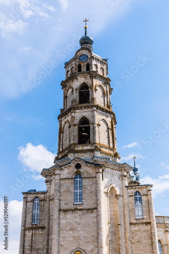 Pseudo-Gothic Orthodox Trinity Cathedral, one of the most unusual churches in Gus Zhelezny, Russia 