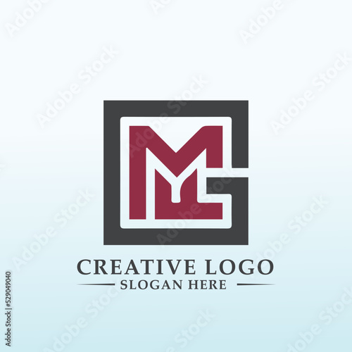 Logo for a young thought leading Financial Group letter MFG