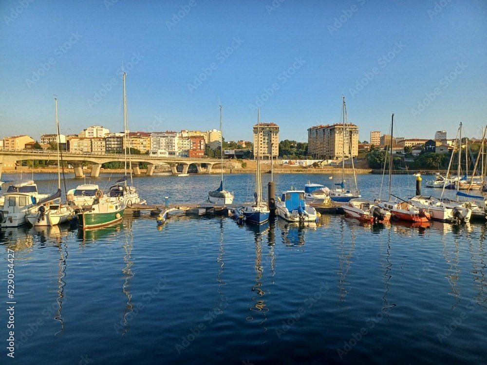 Puerto de Bouzas en Vigo, Galicia