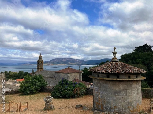 Iglesia y monumentos de Lira en Carnota, Galicia photo