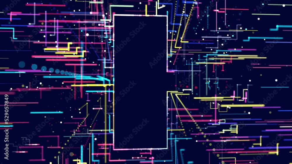 Lines Form Grid Vj Loop Hologram Abstract Background Sci Fi Theme Lines form grid vj loop hologram abstract background sci fi theme