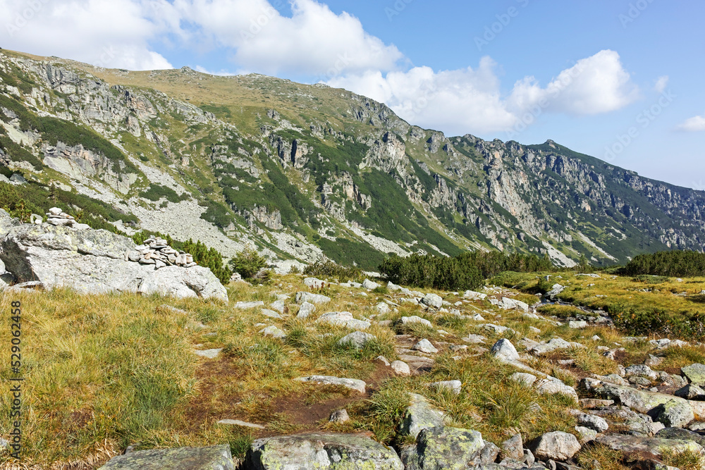 Summer landscape of Rila Mountain near Malyovitsa hut, Bulgaria