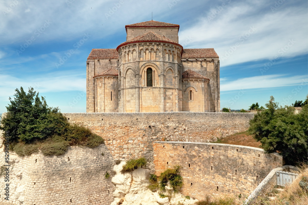 L'église de Talmont sur gironde Charente-Maritime France