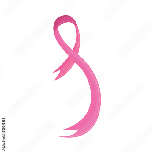 breast cancer, curl ribbon