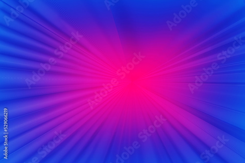 Abstract background of magenta and blue waves from lines
