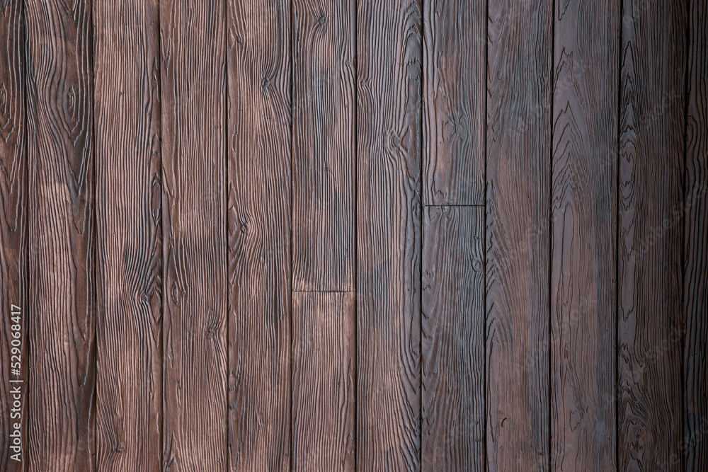 Fototapeta premium Brown wood texture background or old brown wood panel with natural wood pattern.