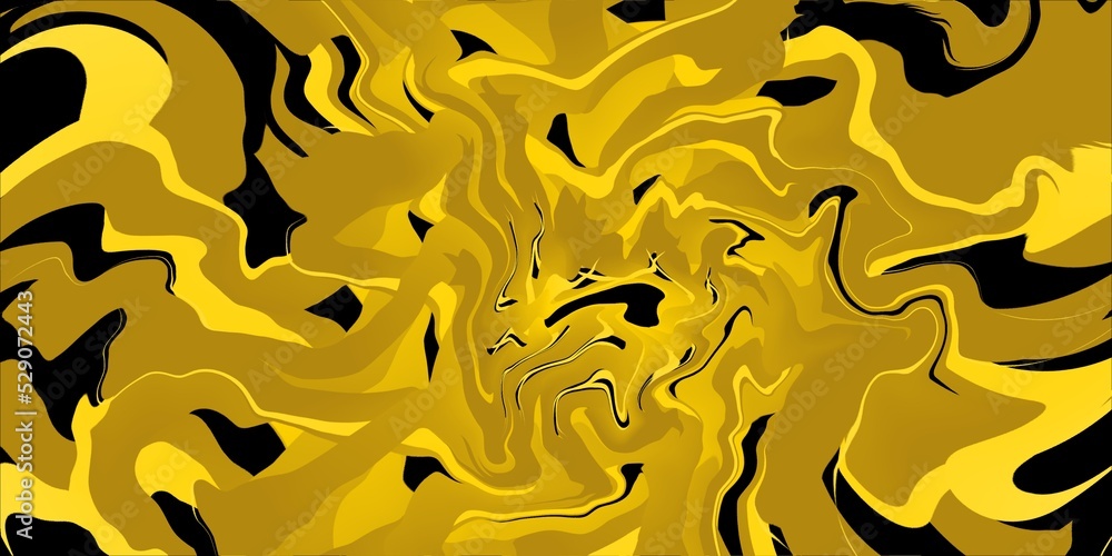 Abstract yellow and black wavy background, yellow abstract liquify background Abstract yellow and black wavy background, yellow abstract liquify background