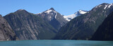 Mountains surrounding Alascan Tracy Arm Fjord