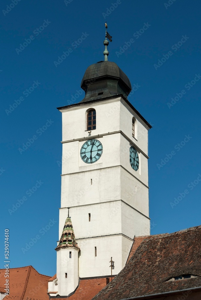 The Council Tower, Turnul Sfatului, Sibiu, Romania, Europe