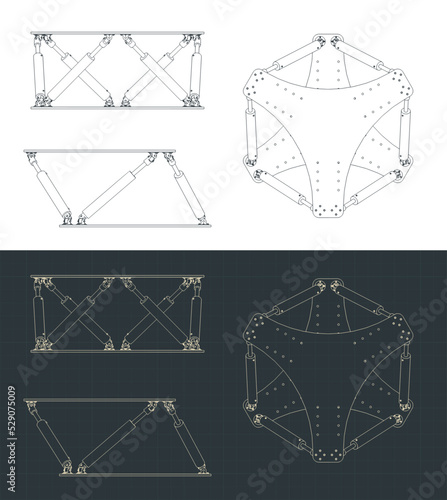 Hexapod blueprints