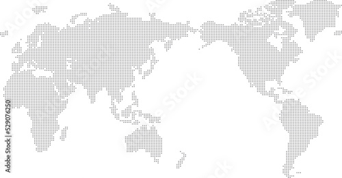 ドット世界地図