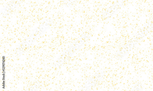 white background with light orange water bubbles