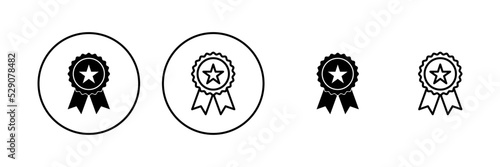 Badge icon vector. Awards icon vector. Achieve sign and symbols