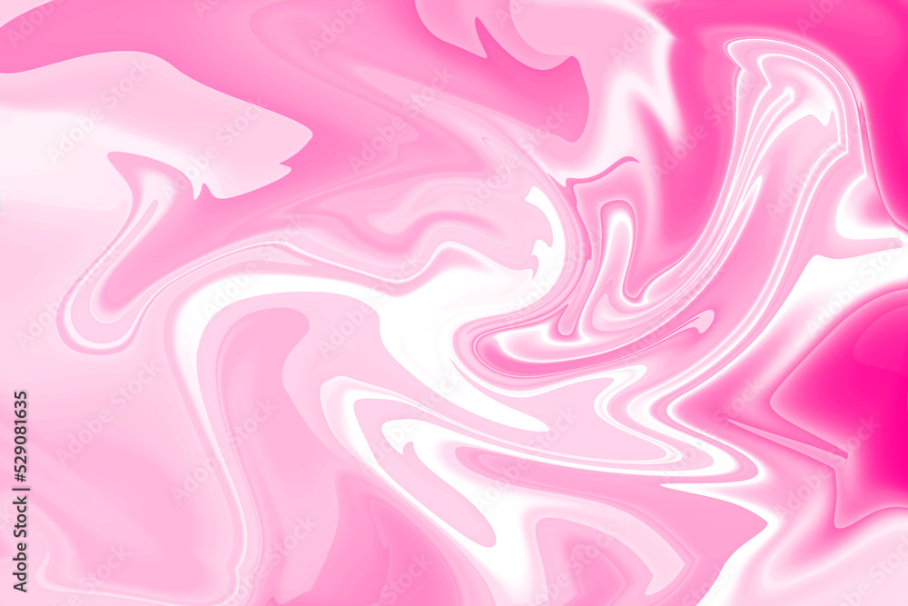 Fototapeta premium silk splash isolated on white background. Elegant light pink red and white silk or satin textures Abstract designs for background. With copy space.
