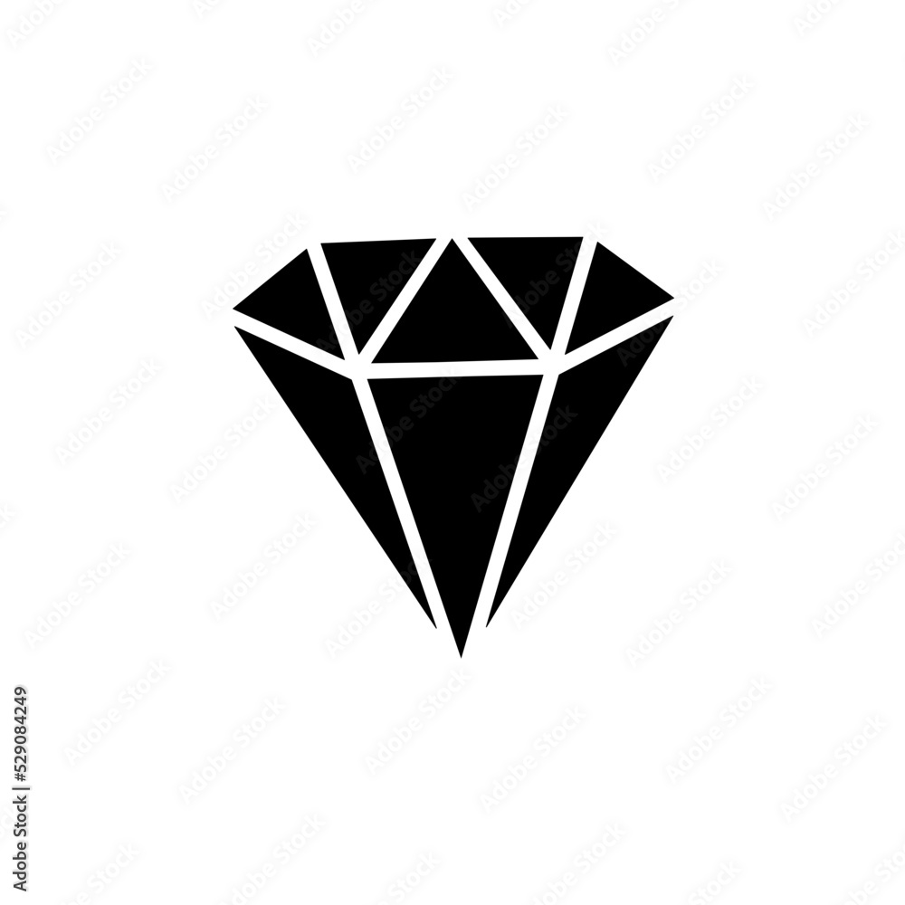 Diamond symbol vector Diamond symbol vector