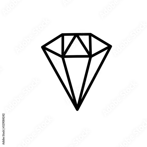 Diamond symbol vector 