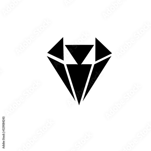 Diamond symbol vector 