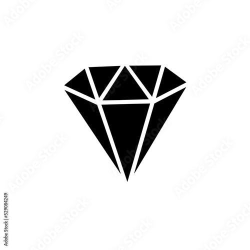 Diamond symbol vector 
