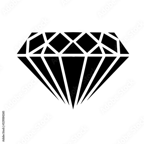 Diamond symbol vector 