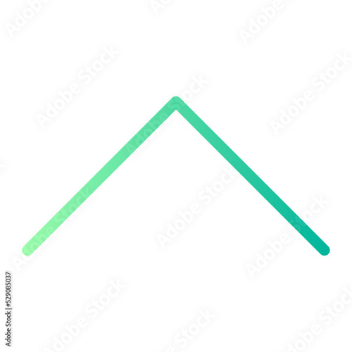 up arrow gradient icon