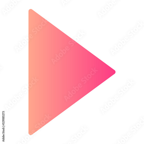Free Download right arrow gradient icon - GFXLoad