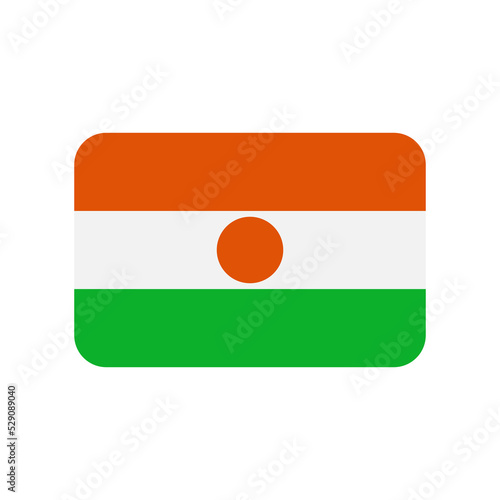 Niger vector flag isolated on white background Free Download Niger vector flag isolated on white background - GFXLoad