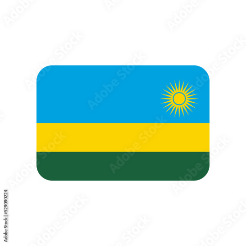 Free Download Rwanda vector flag isolated on white background - GFXLoad