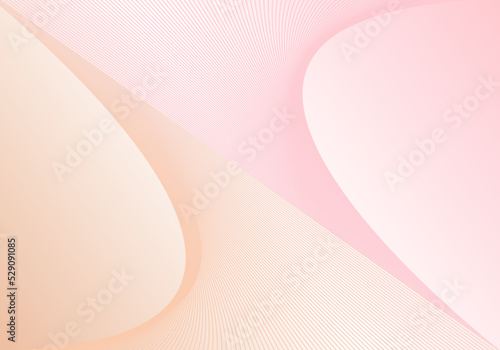 Abstract wallpaper with monochrome 3d illustration od radial volume lines forming shape from the center to the edges, presentation cover