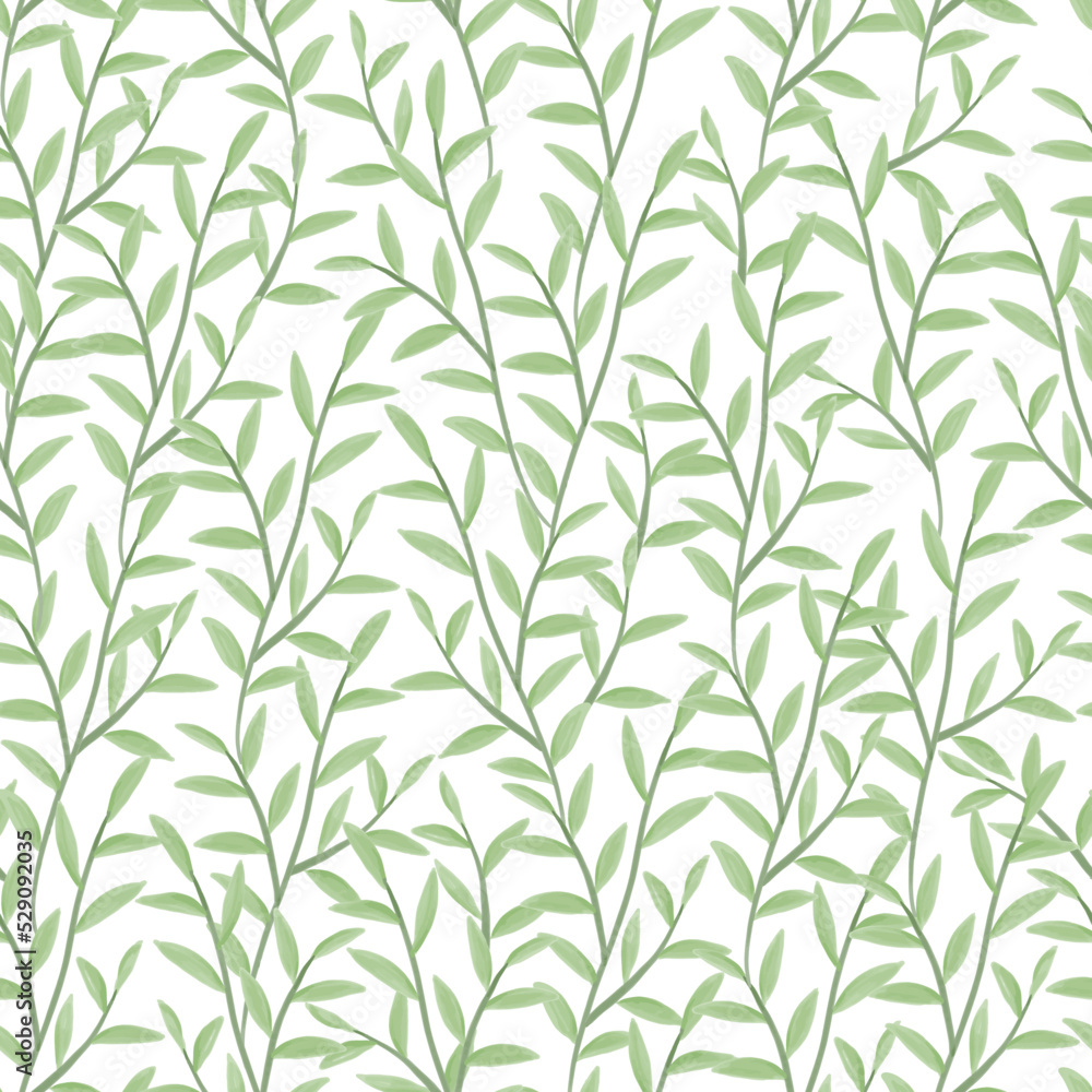 green leaves seamless pattern green leaves seamless pattern
