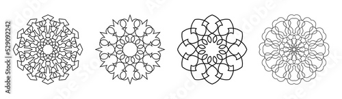 Mandala islamic shape