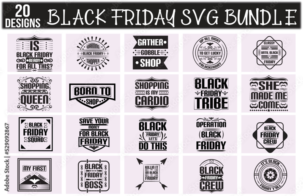 Black Friday Svg bundle