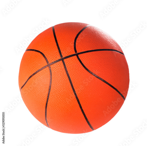 Ball for game in basketball of orange colour © Irina Ukrainets