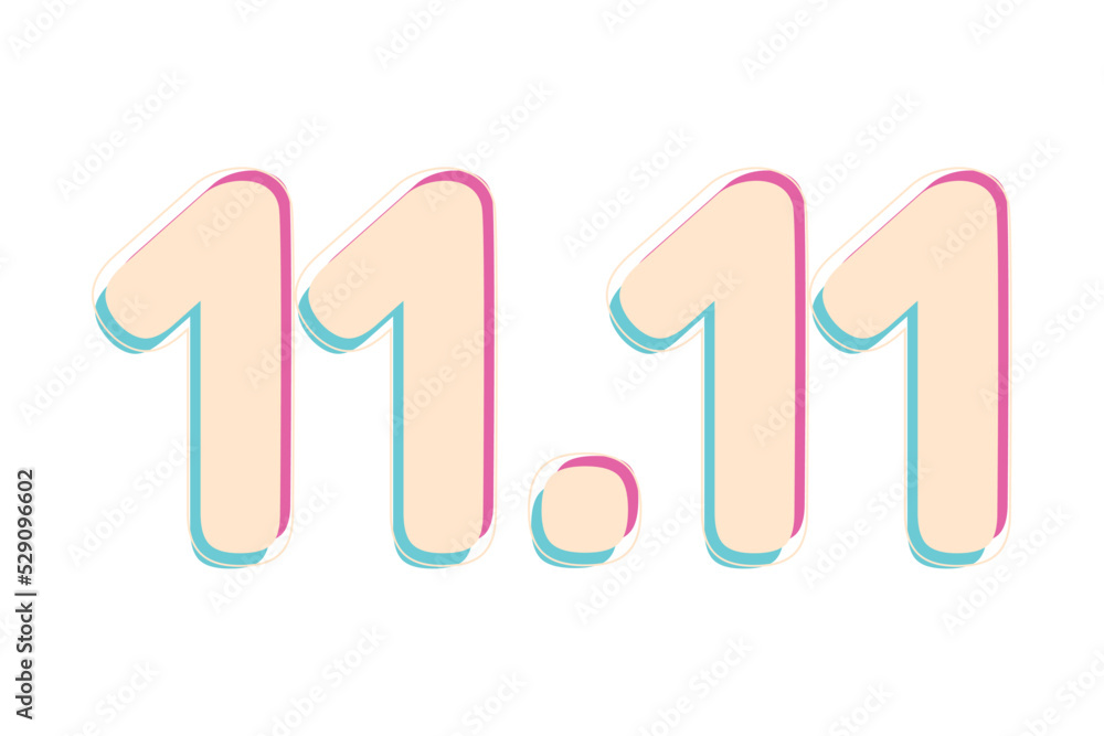 11 11 shopping day concept 11 11 shopping day concept