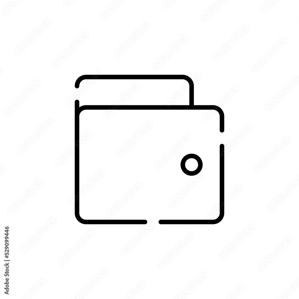 Wallet, Saving, Money Line Icon Vector Illustration Logo Template. Suitable For Many Purposes. Wallet, Saving, Money Line Icon Vector Illustration Logo Template. Suitable For Many Purposes.