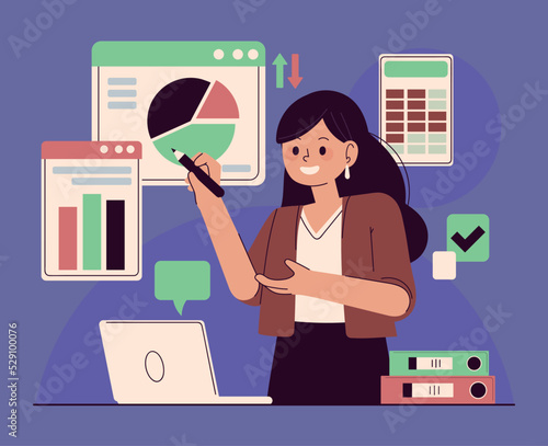 accounting and auditing, concept