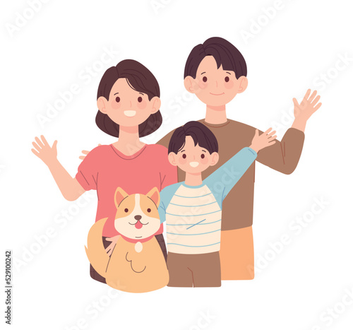 korean family portrait