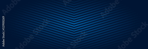 Dark blue abstract background with down arrow line. Vector illustration