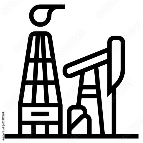 advence oil gas exploration icon photo