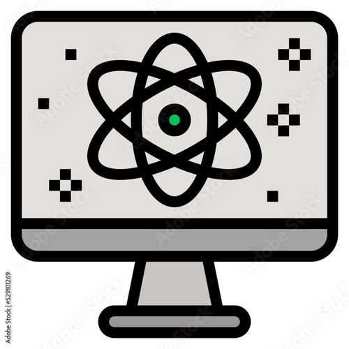quantum computing icon